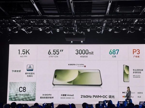 小米14 Pro配置全面下放，小米Civi 4 Pro搭載同款屏幕材質