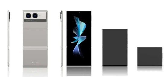 MWC前線｜傳音推出迷你三折疊概念機，可自由切換三種尺寸