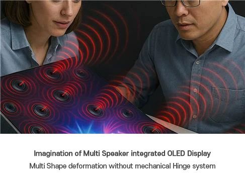韓國團隊OLED聲音技術(shù)研究新成果：每個像素能夠同時發(fā)出不同的聲音