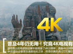 普及4年仍無用！究竟4K電視有何意義？